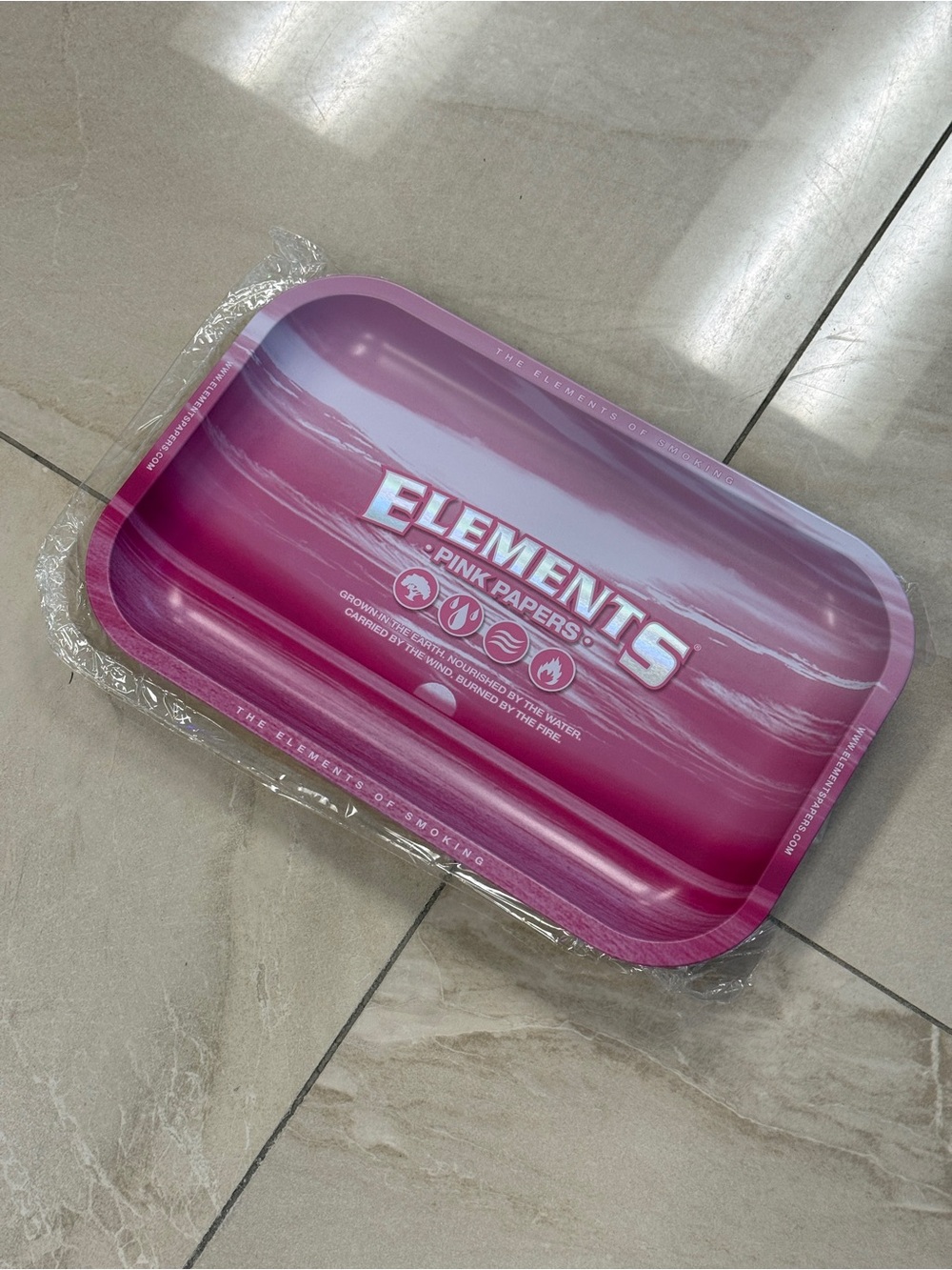 Elements Pink Tray